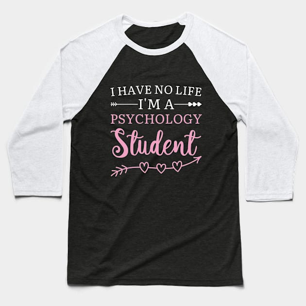 High School Students Psychology Future Clinical Psychologist Baseball T-Shirt by Printopedy